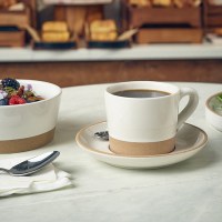 Kava White Stoneware Cup